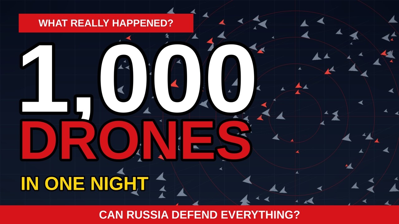 Ukraine&rsquo;s 1,000-Drone Night: Can Russia Defend Everything?