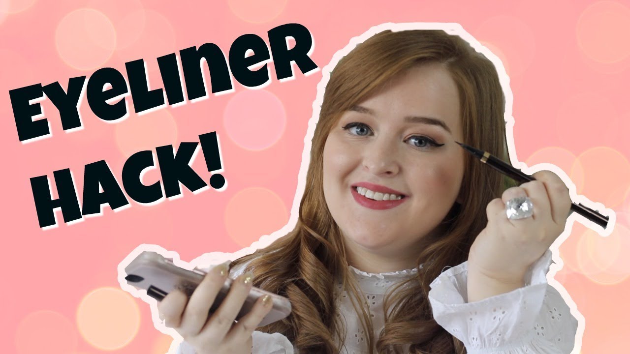 How To Do Eyeliner When You're Blind in One Eye: Eyeliner Hack | Fashioneyesta