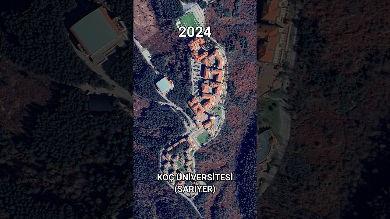 Ko&ccedil; &Uuml;niversitesi (Sarıyer) 1987-2024 Time-lapse