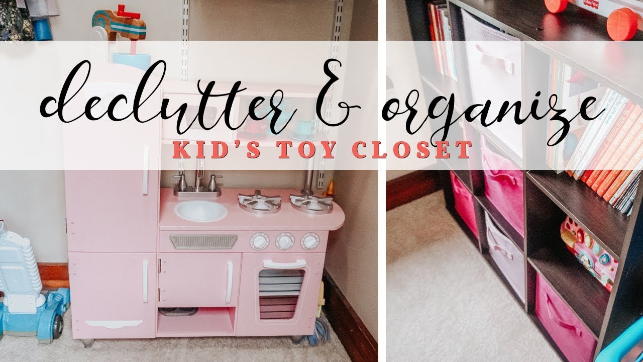 KIDS CLOSET ORGANIZATION | How I Declutter & Organize the Kid's Clothes + Toys