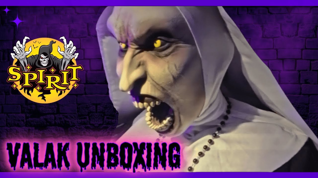 The Nun VALAK BRAND NEW Spirit Halloween 2025 Prop | Halloween Animatronic Unboxing  | The Conjuring