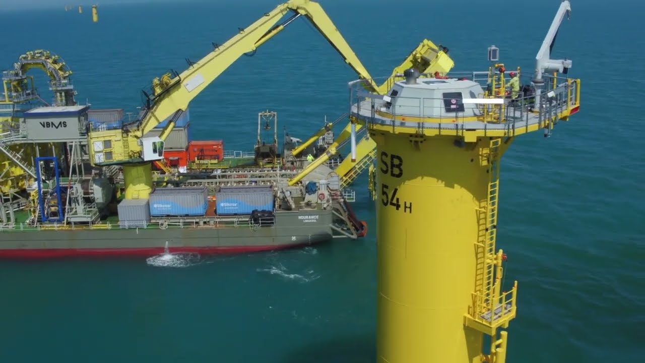 Boskalis - Sandbank inter-array cable installation