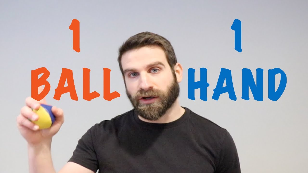 JUGGLING 1 BALL WITH 1 HAND - Important Skill