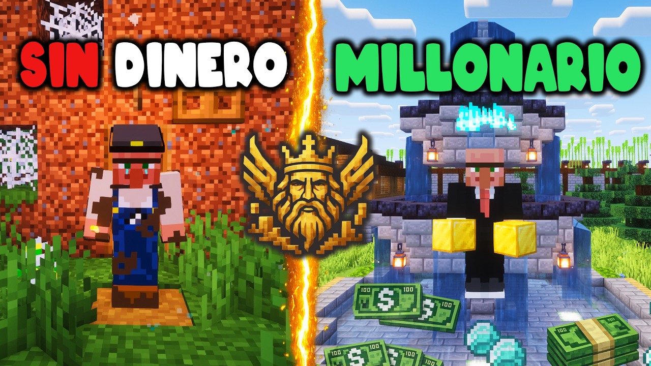 EMPECÉ SIN DINERO y TERMINÉ MILLONARIO en DIOSESMC🤑💰