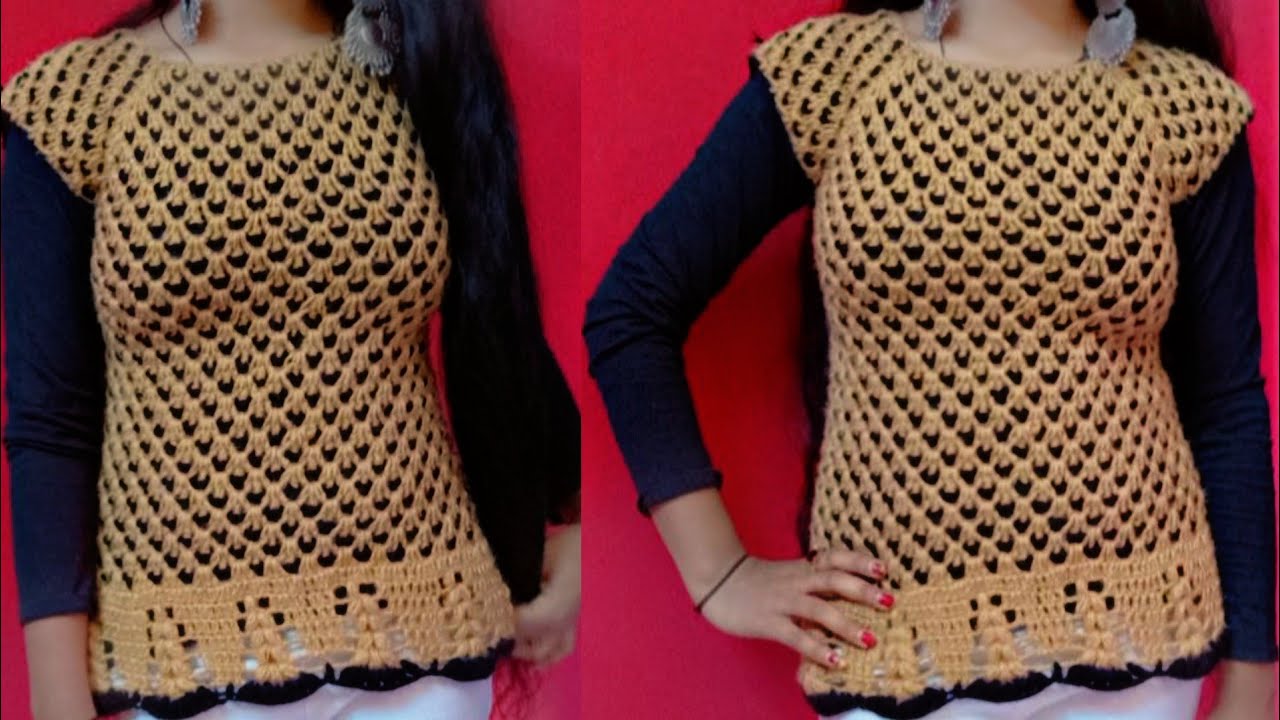 खूबसूरत सा टॉप ||CROCHET TOP FOR WOMAN ||#18Allhometips