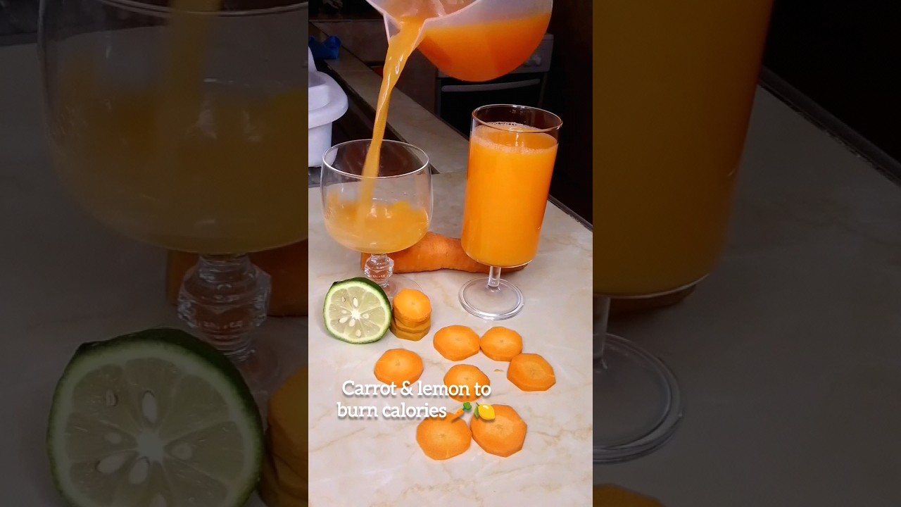 Carrots and Lemon Juice Benefits:The Ultimate Healthy Hack#healthyrecipes#wellnesstips#shorts