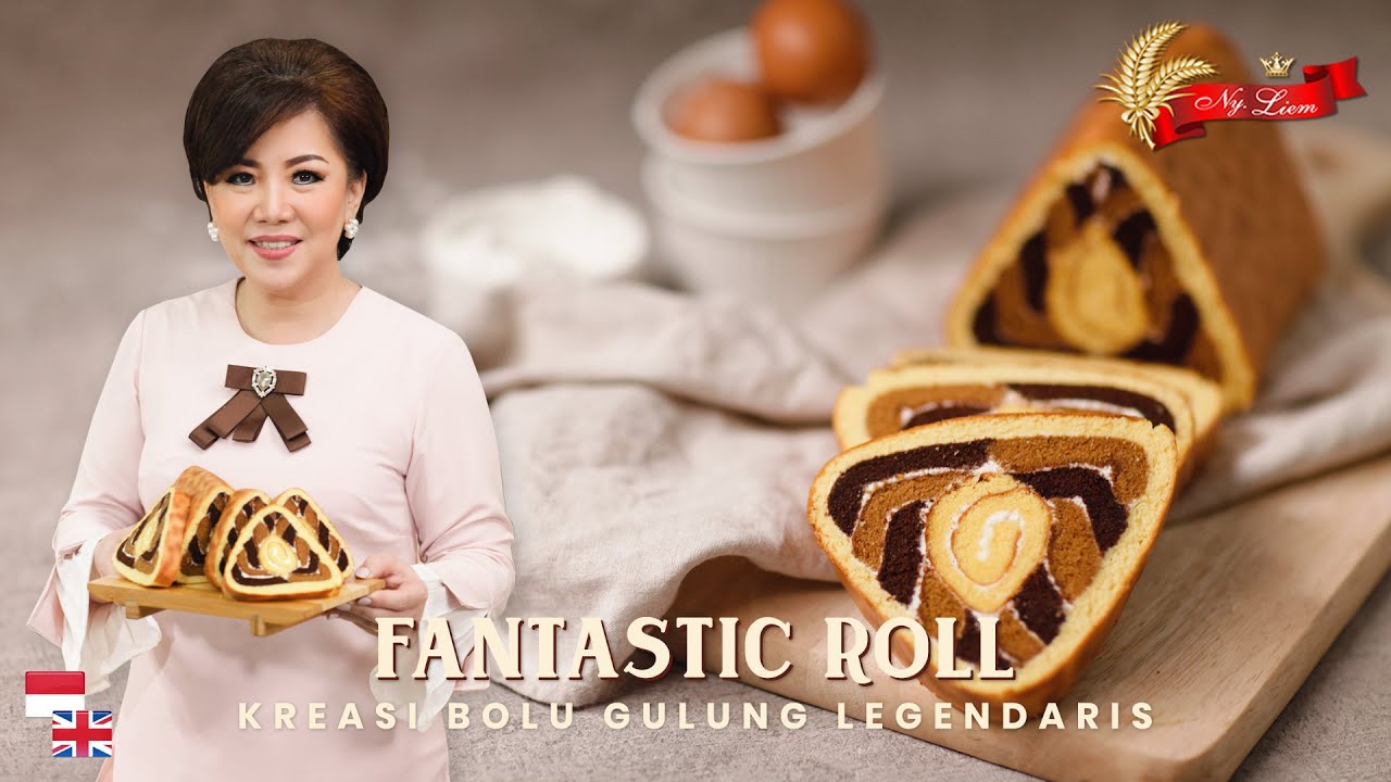 Kreasi Bogul Unik!! Resep Bolu Gulung Legendaris, Fantastic Roll ala Ny. Liem, dijamin nagih!