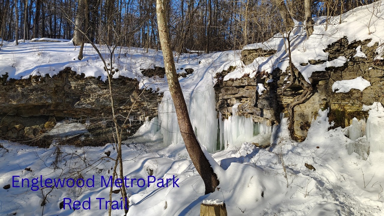 Englewood MetroPark Red Trail in the Winter