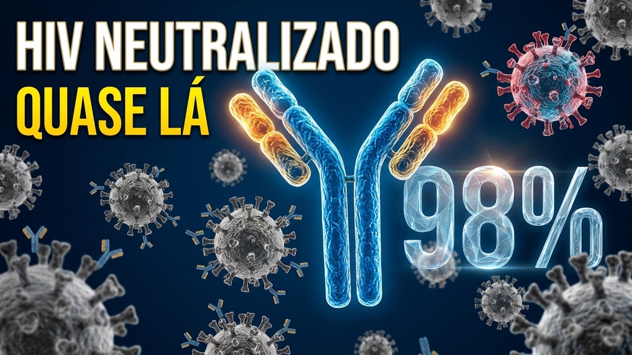Anticorpo neutraliza 98% das variantes do HIV: Estamos perto da cura do HIV?