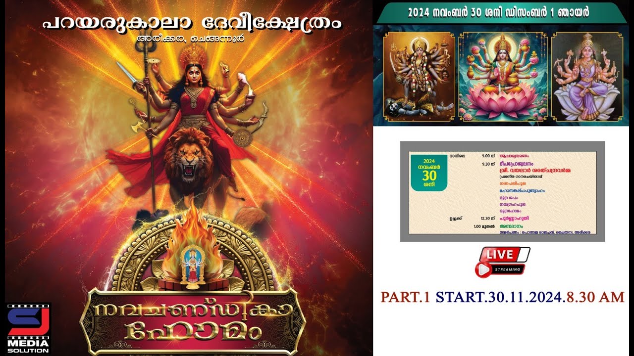 Nava Chandika Homam PART.1