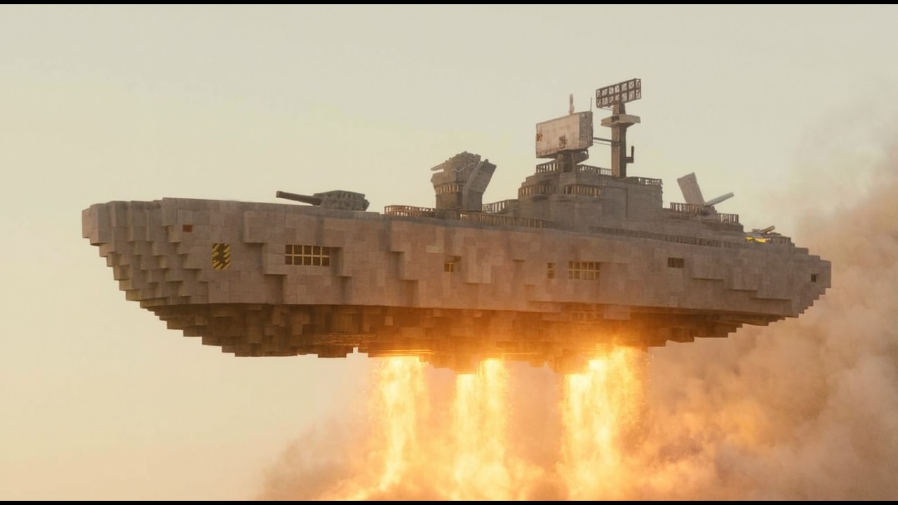 Rocket Propelled Destroyer | Minecraft Create / VS / Clockwork