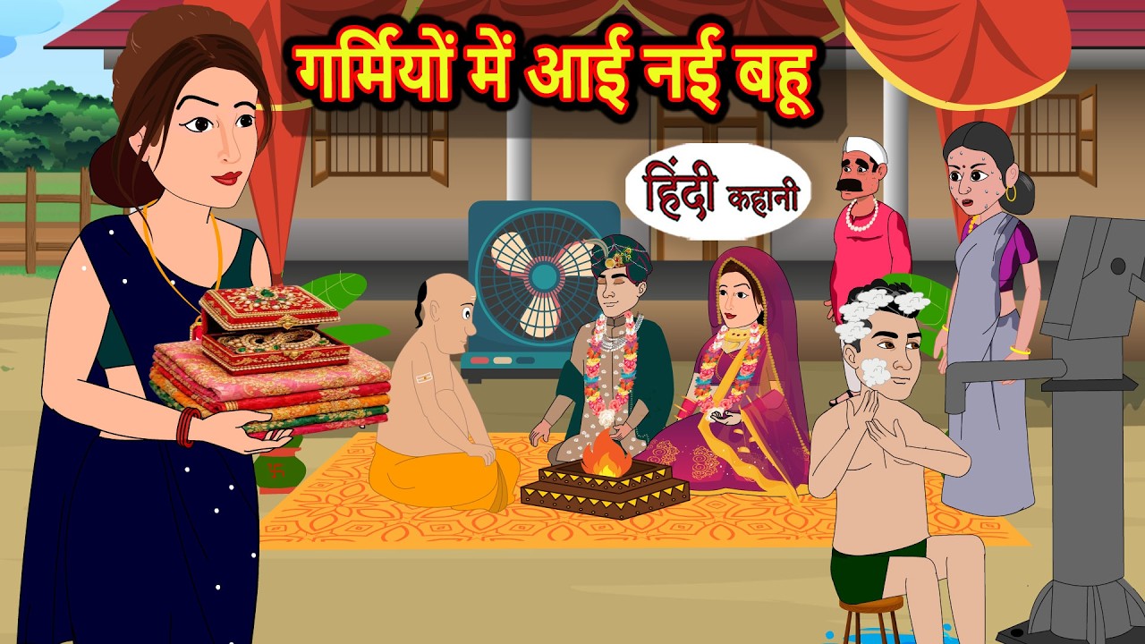 गर्मियों में आई नई बहू | Bedtime Story | Stories in Hindi | Fairy Tales | Moral Stories | Funny