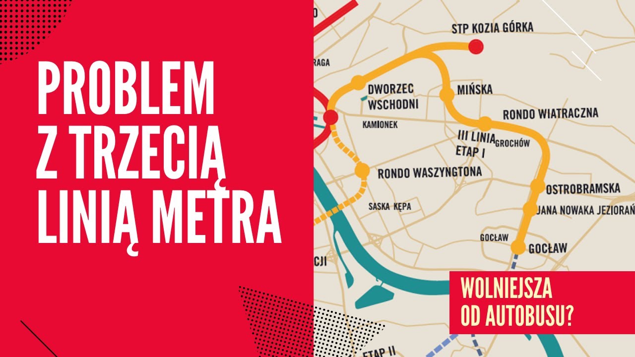 PROBLEM z trzecią linią metra w Warszawie | Witold Urbanowicz