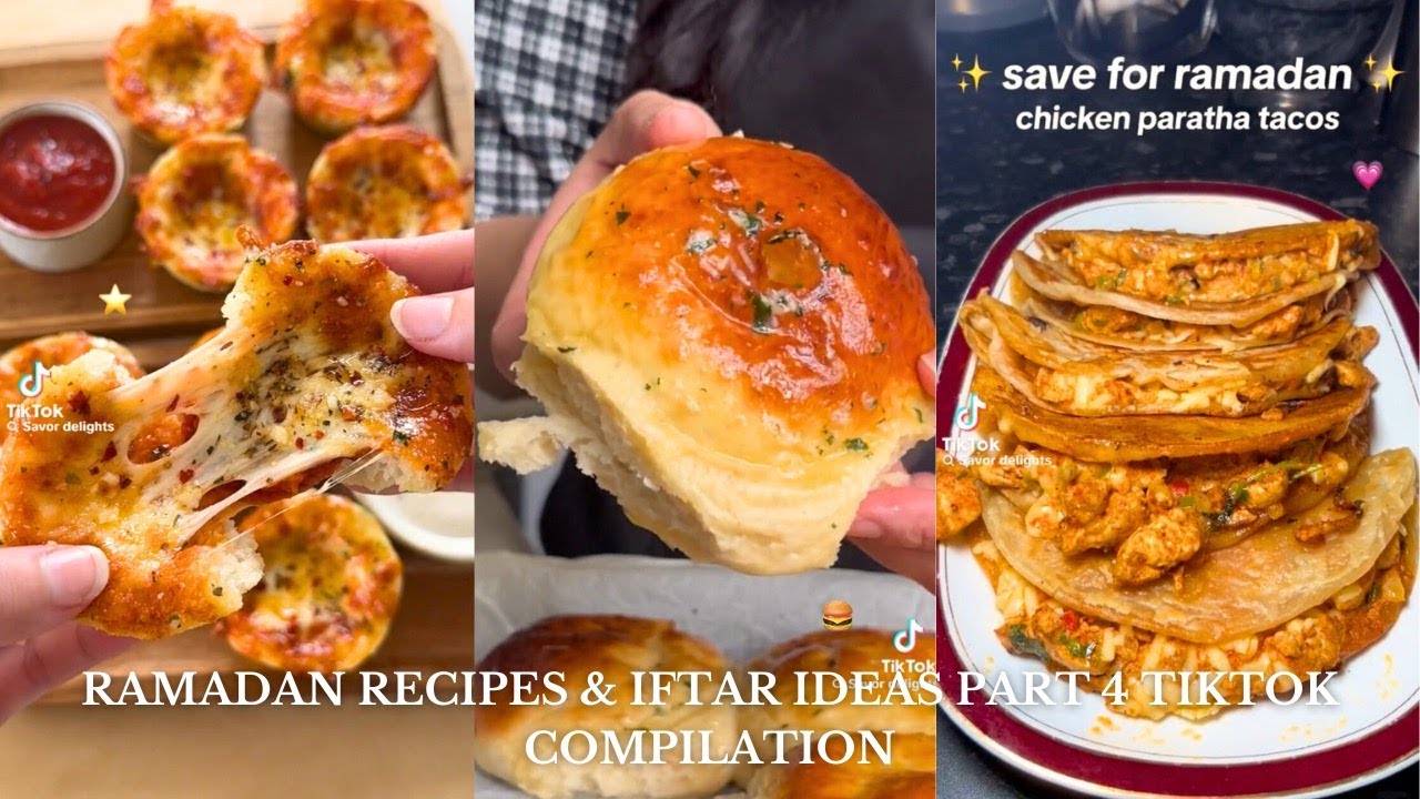 Ramadan Recipes & Iftar Ideas Part 4 🍔⭐️ | aesthetic baking tiktok recipe video compilation