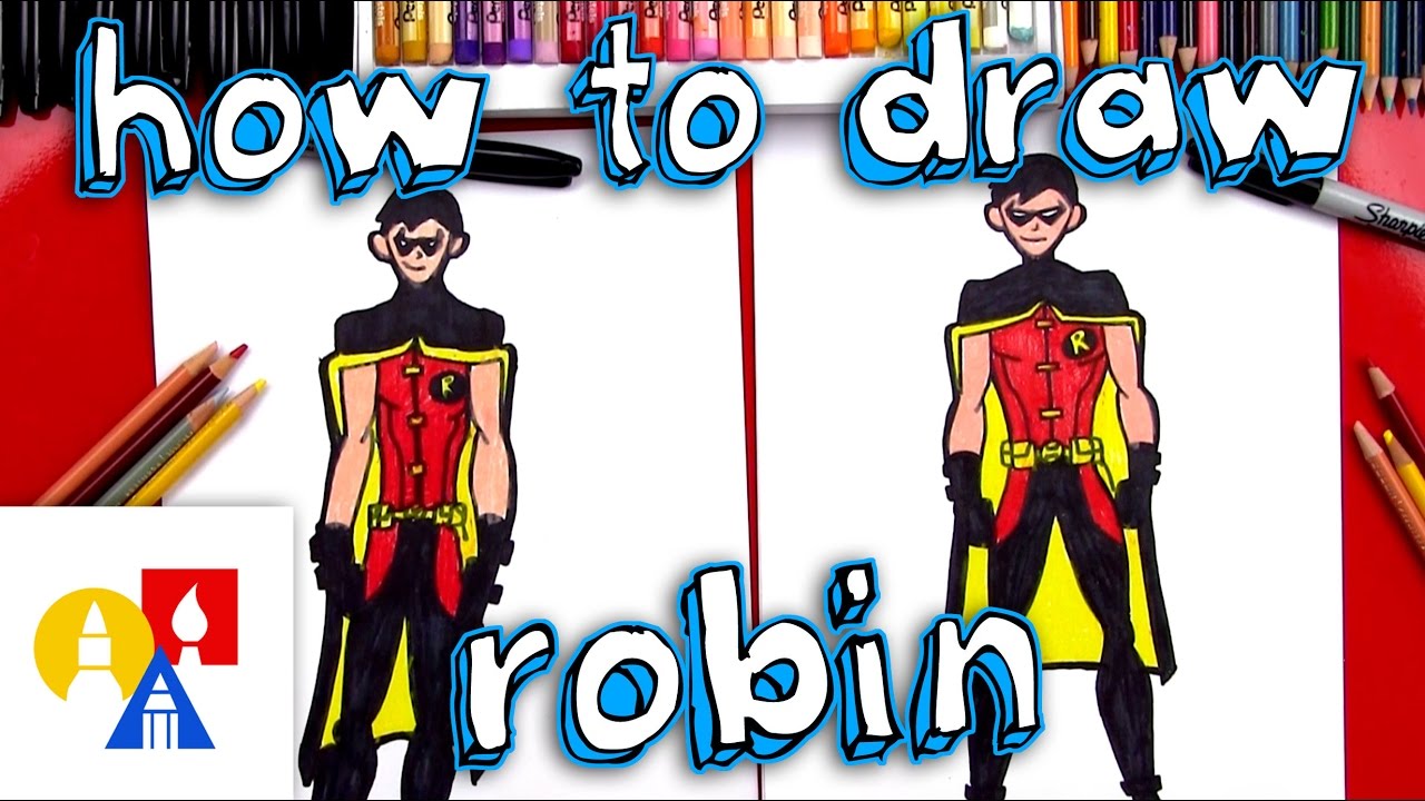 How To Draw Robin From Young Justice