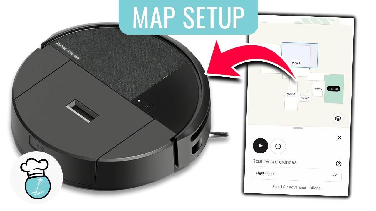 Настройка карты для робота-пылесоса iRobot Roomba 205