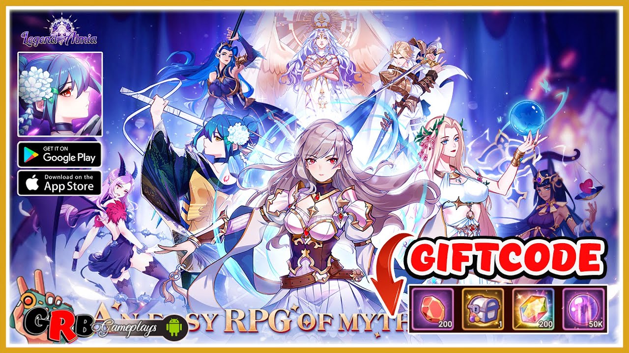 Legend of Almia:idle RPG - Gameplays Android & iOS / APK (All 6 Giftcodes amazing reward)