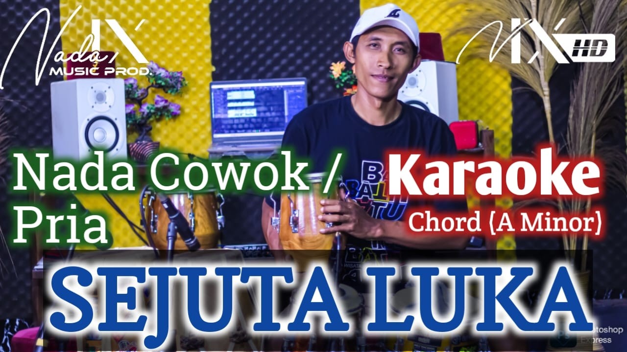 SEJUTA LUKA KARAOKE - NADA PRIA / COWOK - KARAOKE VERSI KOPLO - SUARA JERNIH - FYP TIKTOK - NADA9