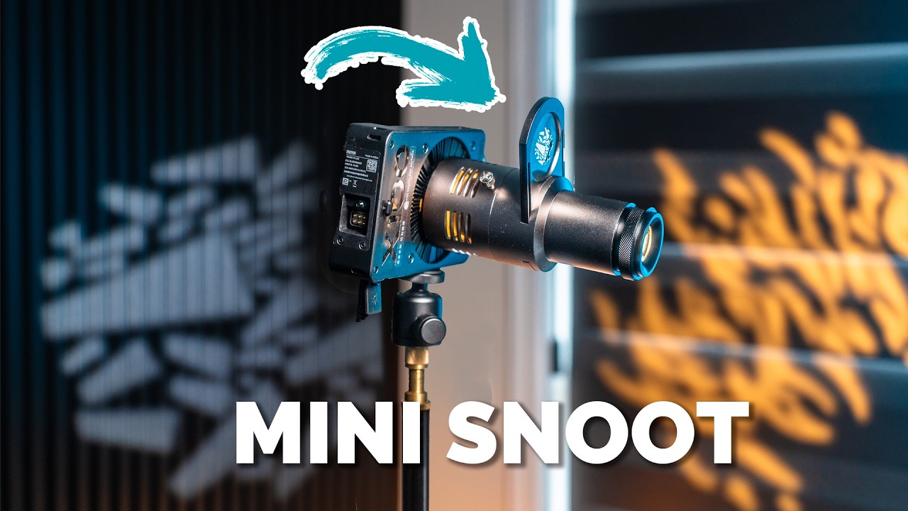 Use This to LEVEL UP Your Lighting - Mini Snoot GOBO by DigitalFoto