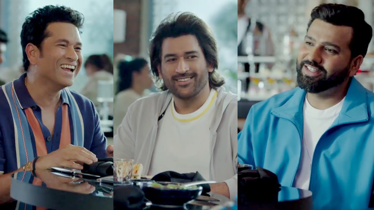 Rohit Sharma  MS Dhoni and Sachin Tendulkar in an Ad together | Political Fire