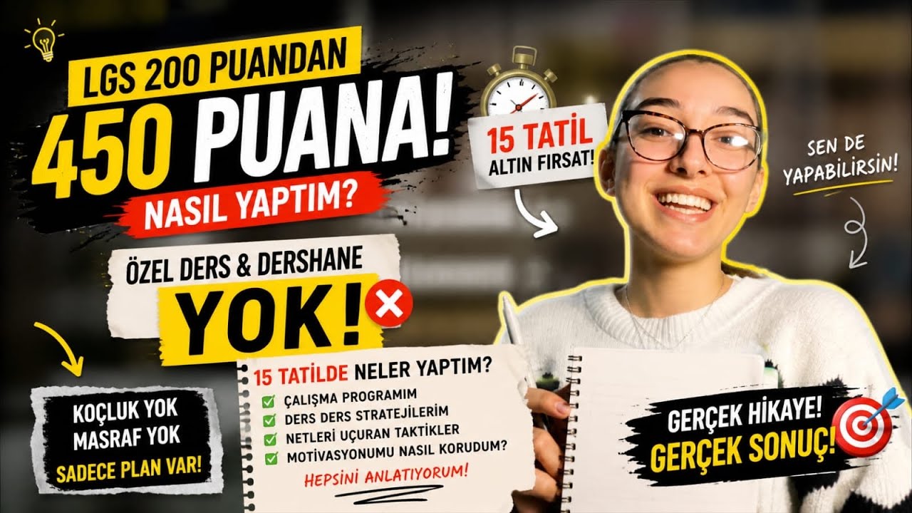 LGS 200 PUANDAN 450 PUAN NASIL YAPILIR? #lgs2026 