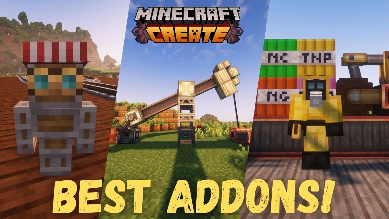 10 Amazing Addons For Minecraft Create Mod To Improve Your World!