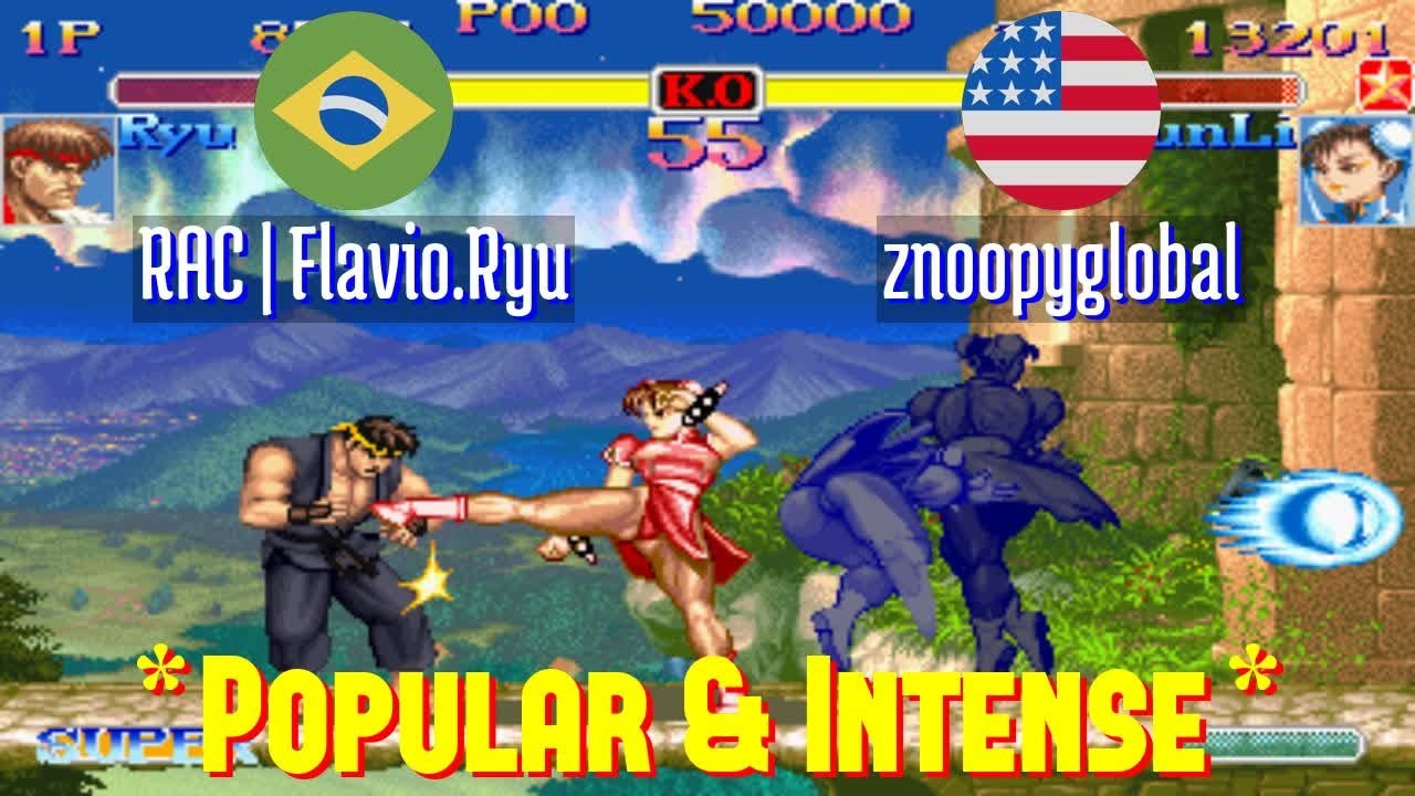 FT5 @ssf2xjr1: RAC | Flavio.Ryu (BR) vs znoopyglobal (US) [Super SF II X Fightcade] Feb 25