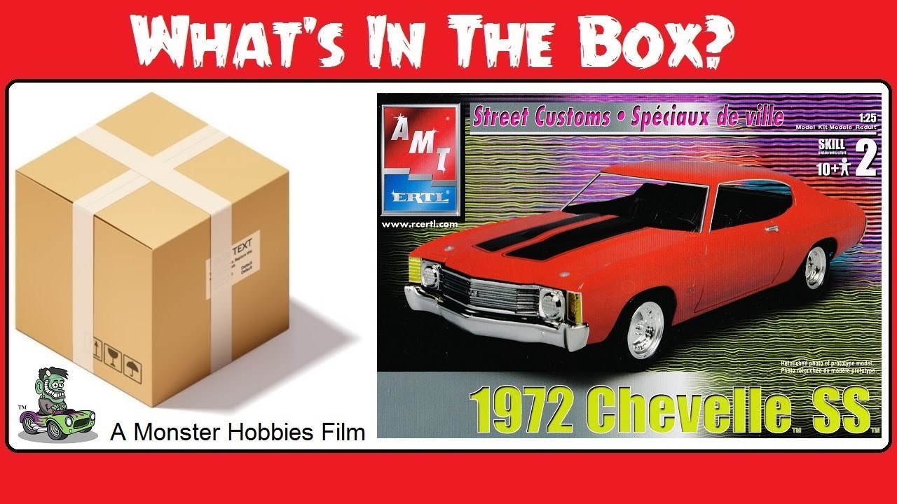 What's In the Box? - AMT/ERTL 31548 - 1972 Chevrolet Chevelle SS454 - A Model Car Unboxing Video