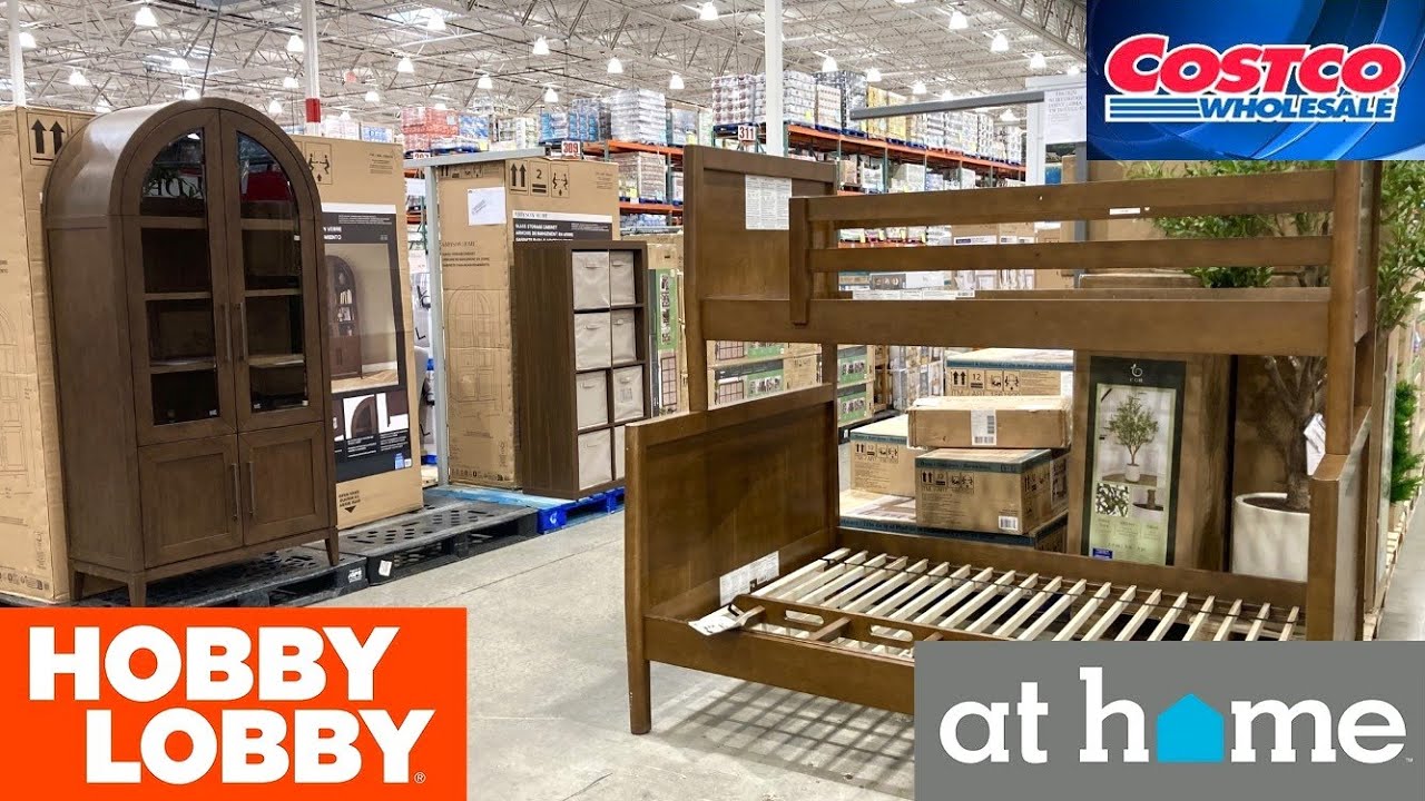 AT HOME COSTCO HOBBY LOBBY FURNITURE CHAIRS TABLES DECOR SHOP WITH ME SHOPPING STORE WALK THROUGH
