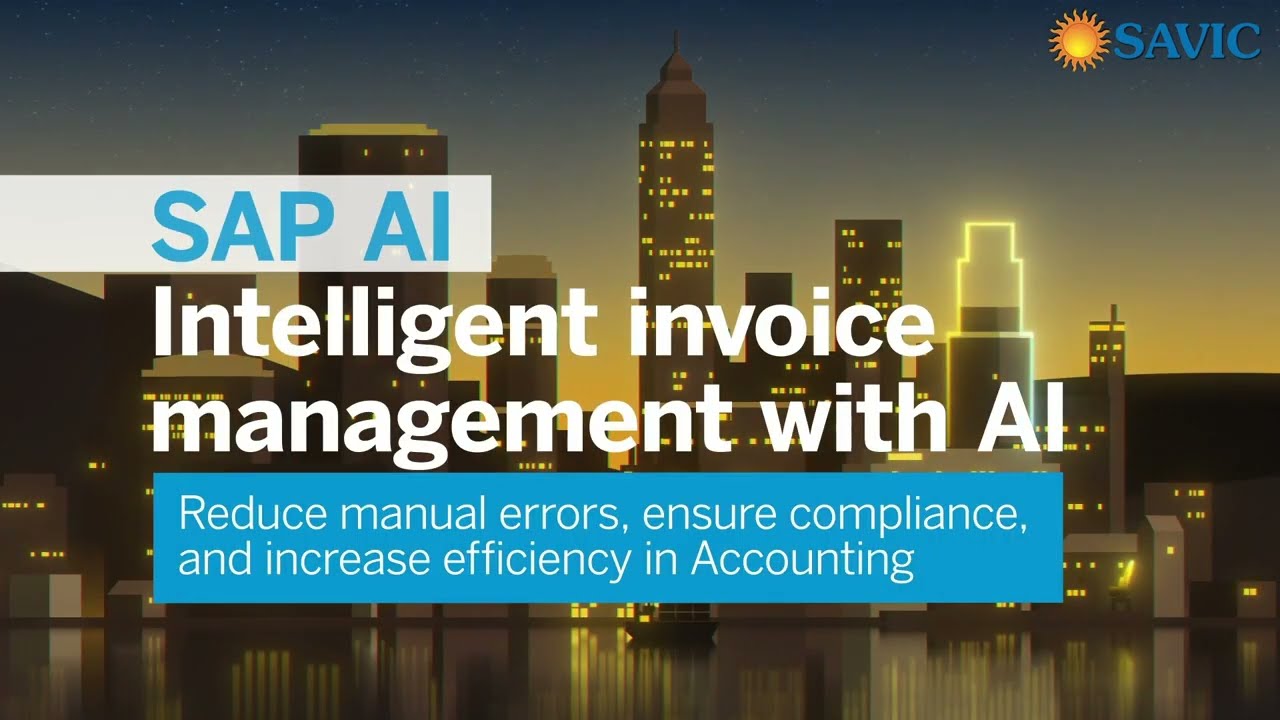 SAP AI &ndash; Intelligent Invoice Management | Automate Invoice Processing with Business AI