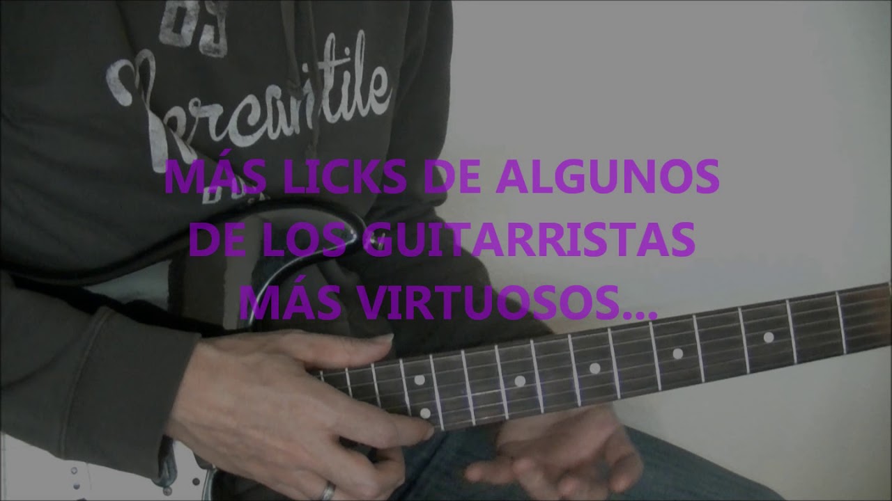 10 LICKS DE GUITARRISTAS FAMOSOS CON LA NOTA 