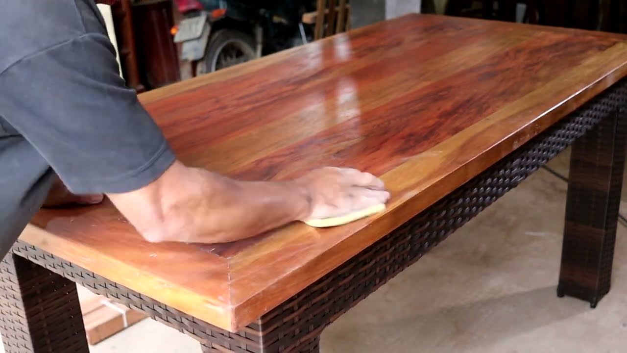 TAMPO DE MESA DE PEROBA ROSA