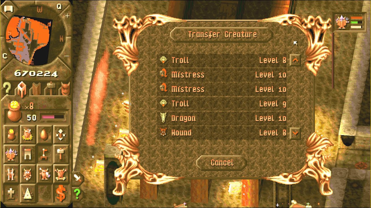 DUNGEON KEEPER LEVEL 16 WITH LEVEL 10 VAMPIRE - LOOKING FOR PRISONER RECRUITS !