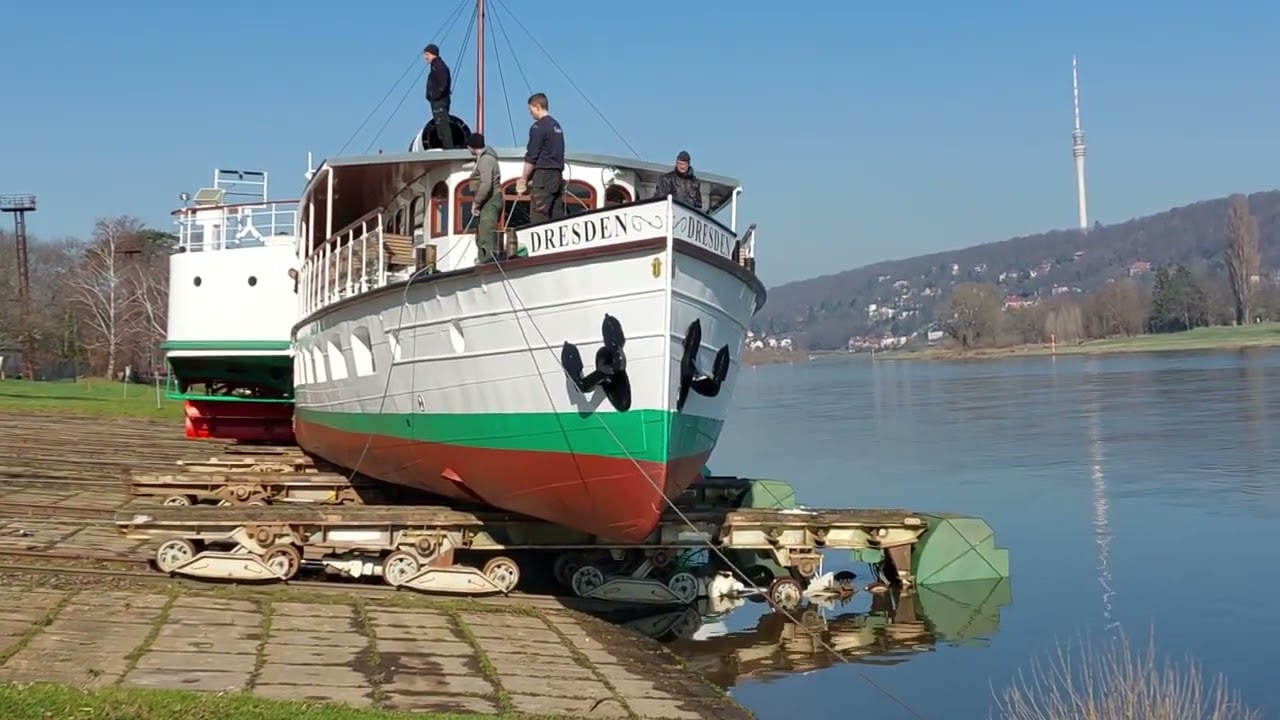 1. März 2023 PD Dresden wird zu Wasser gelassen