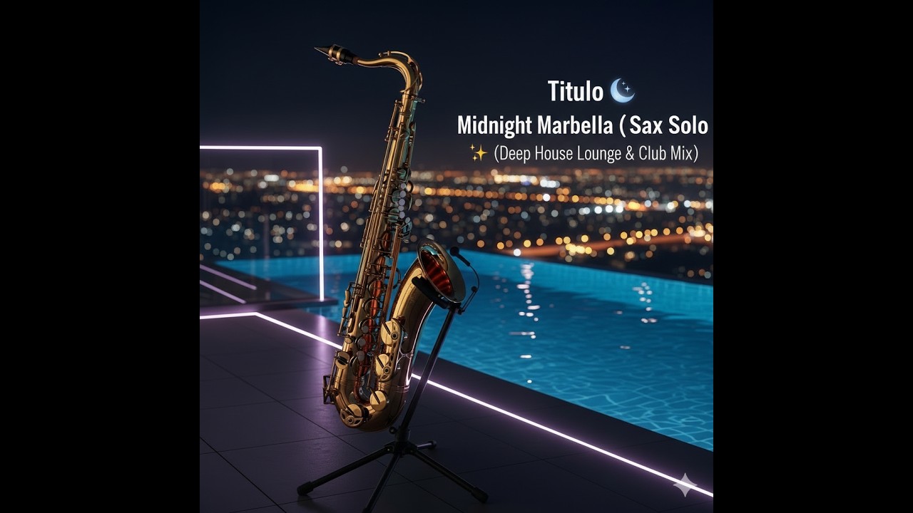 Midnight Marbella 🌙 Deep House Sax Solo Deep House Lounge & Club Mix