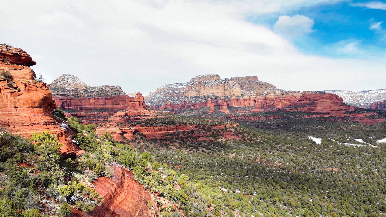 Flying Secret Mountain Wilderness - Sedona Winter