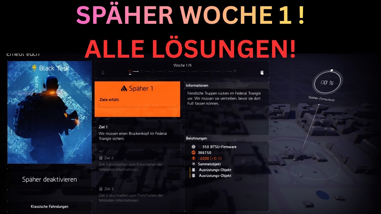 THE DIVISION 2! FAHNDUNG WOCHE 1! ALLE R&Auml;TSEL UND AUFL&Ouml;SUNGEN!