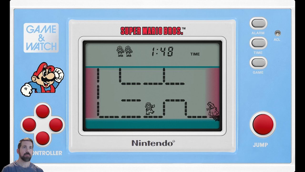 Nintendo Game & Watch: Super Mario Bros. (New Wide Screen) MAME Gameplay