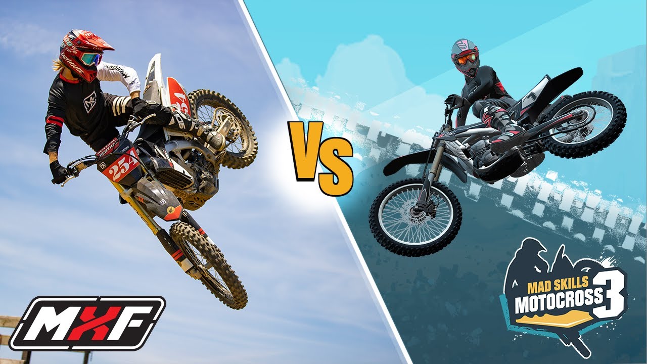 Video Games VS Real Life | Dirt Bike Challenge Part 1
