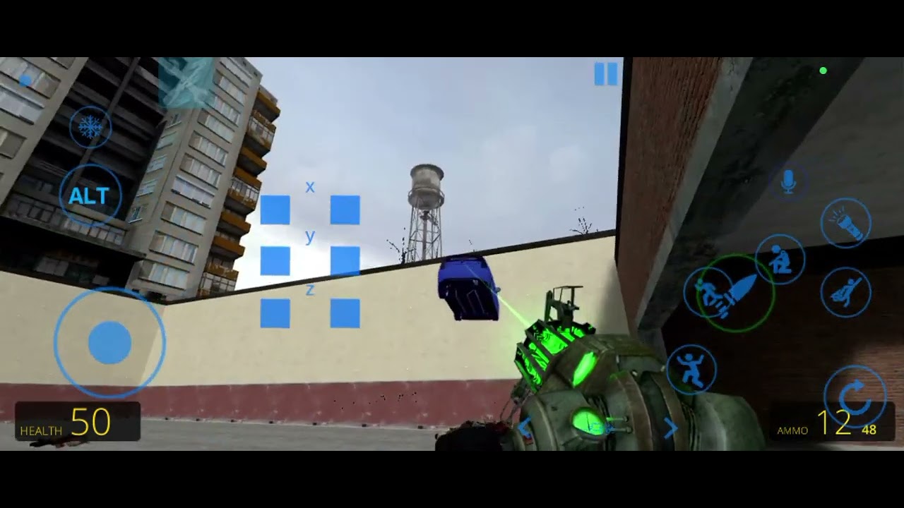 Jugando dmod (variante de gmod pero pa Mobile) este npc empezó a moverse como bot sin animación 