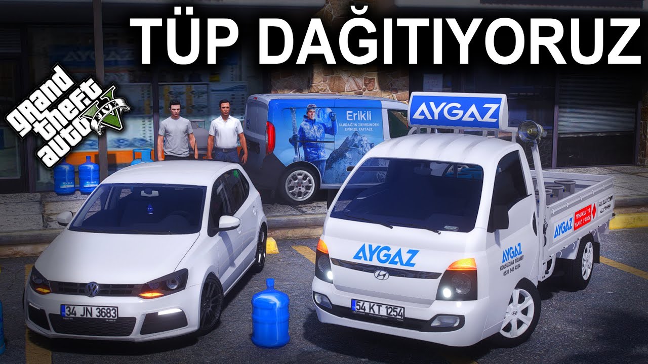 H100 İLE TÜP DAĞITTIK ! - GTA 5 AYGAZ TÜPÇÜ MODU - GERÇEK HAYAT