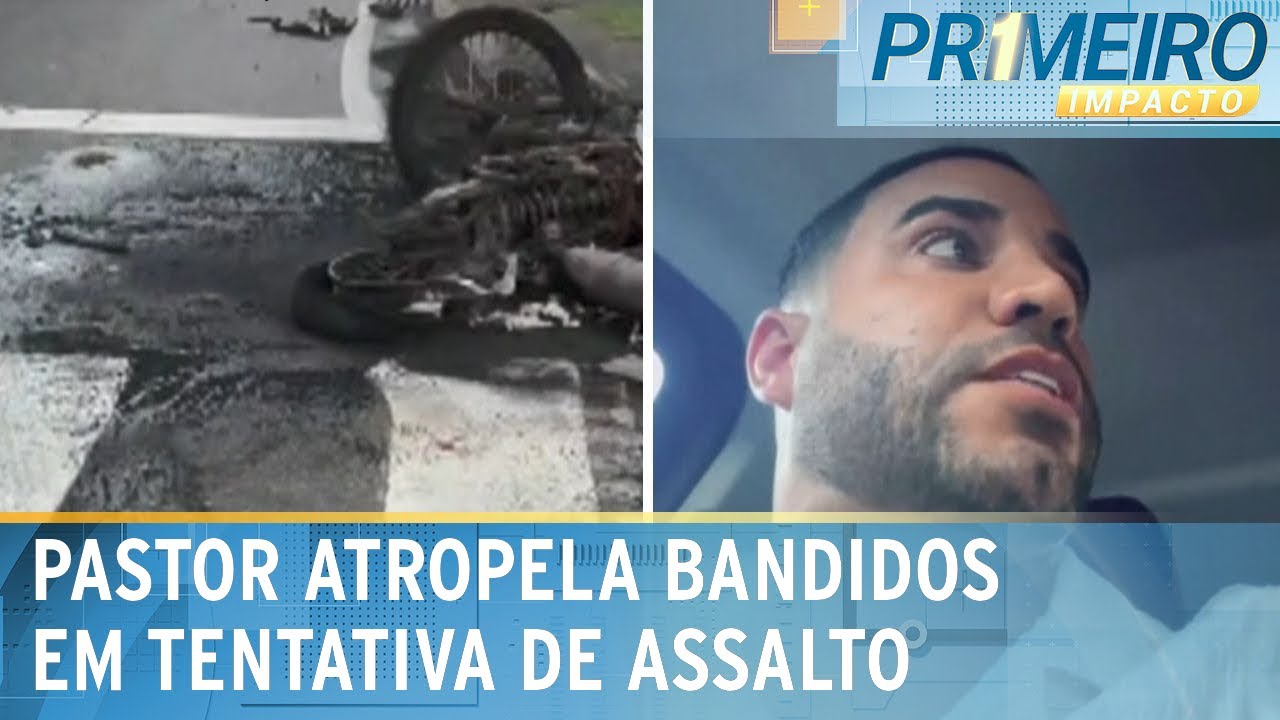 Pastor Leonardo Sale sofre tentativa de assalto e atropela criminosos | Primeiro Impacto (28/11/24)