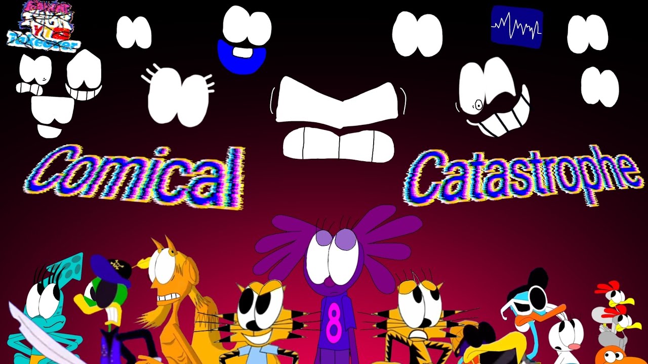 FNF YT takeover: Comical Catastrophe (Vs Victor, Penny, Wacky Quacky and the other characters)