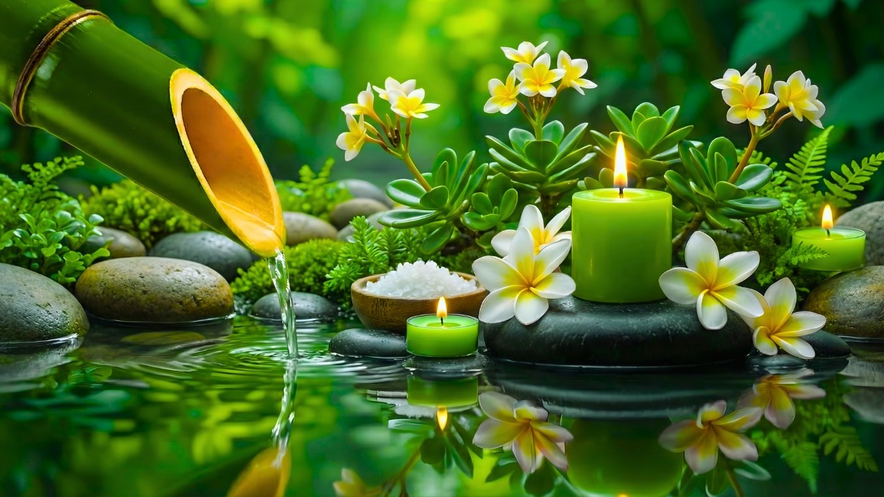 Relaxing Music for Healing + Deep Sleep 🌿 Stress Relief, Meditation Music, Soothing Water Sounds