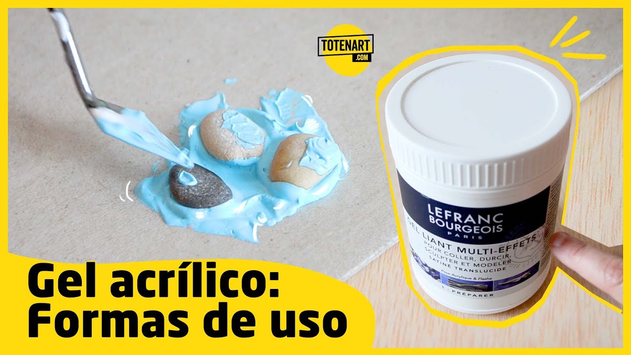 Todos los usos del gel acrílico de Lefranc Bourgeois | totenart.com