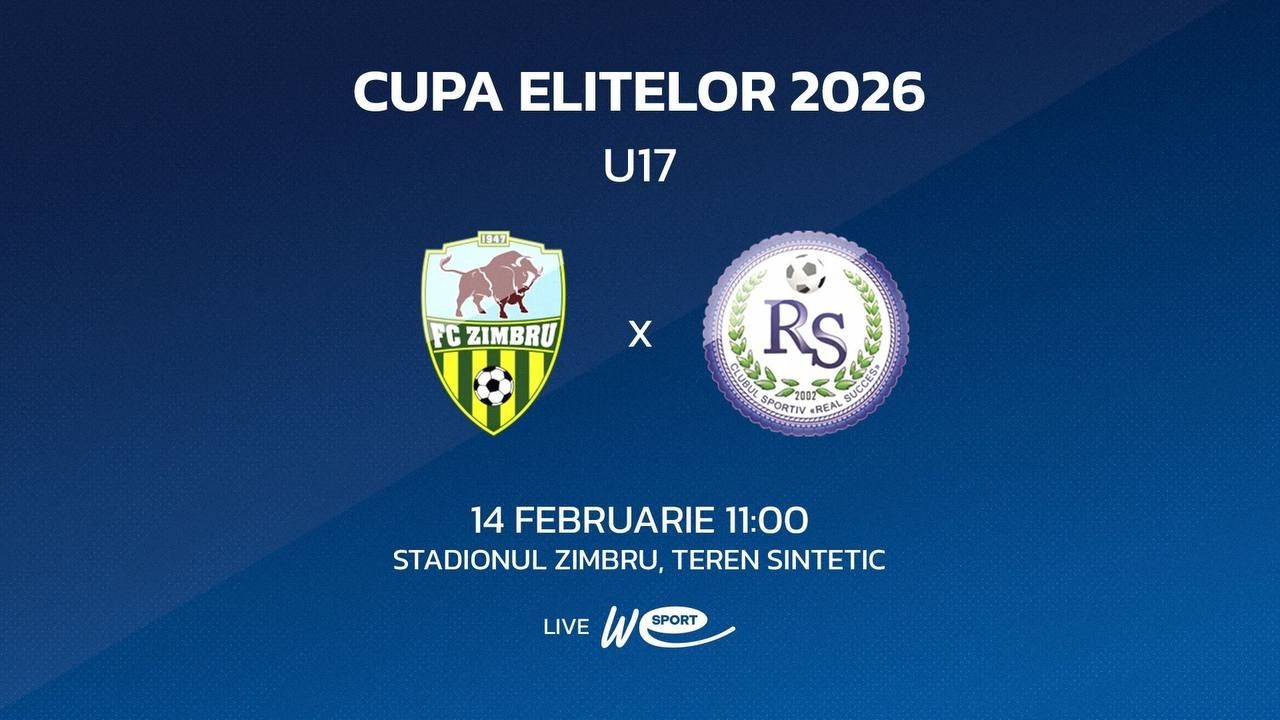 14.02.2026 FC Zimbru – CS Real Succes  Cupa Elitelor