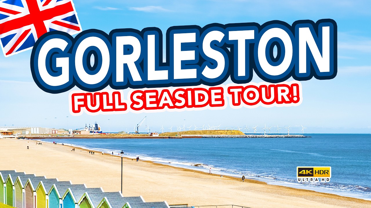 GORLESTON ON SEA | Full tour of seaside holiday town Gorleston near Great Yarmouth