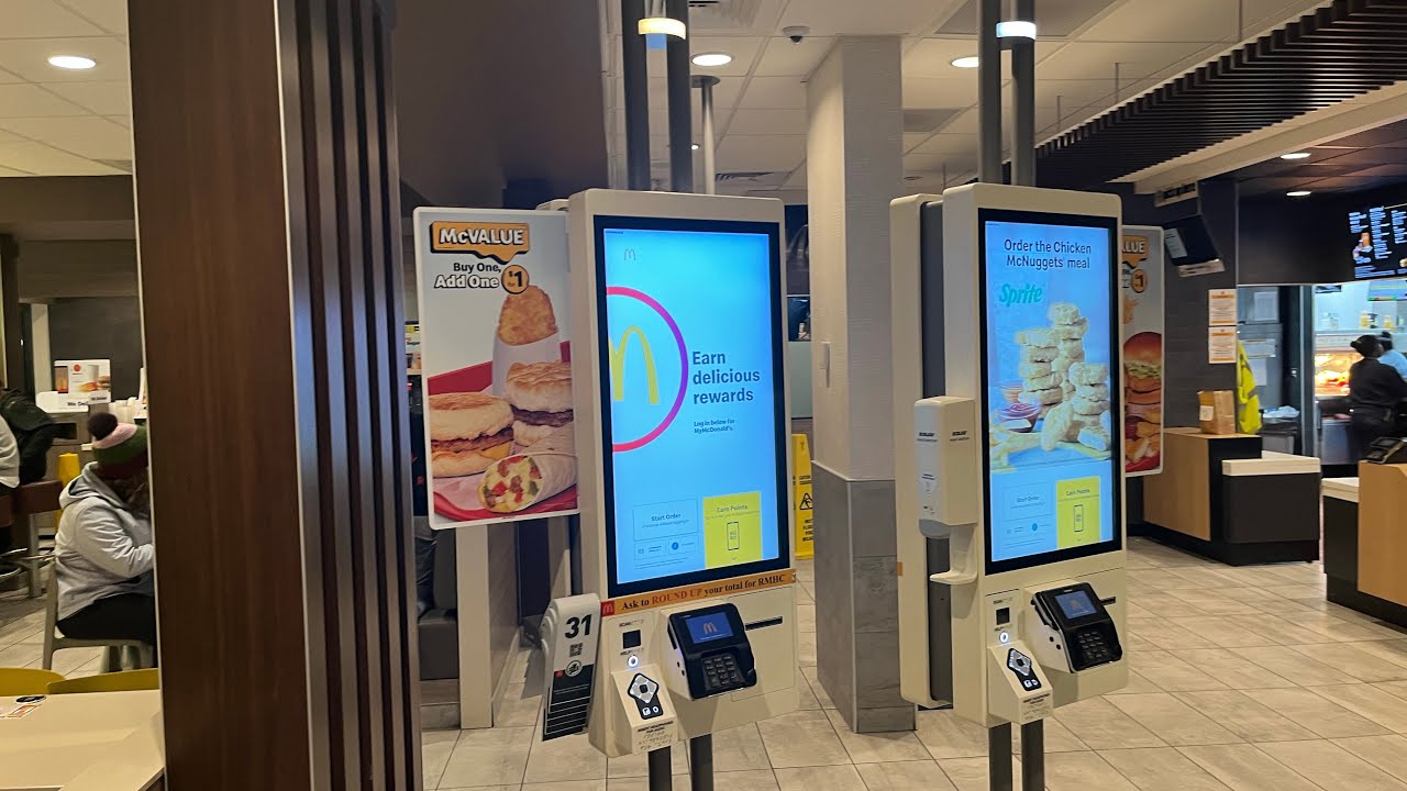 4K|🇺🇸|Self Service Computer For Ordering Food|McDonald’s |Frederick|MD