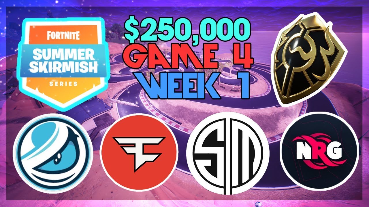 $250,000 🥊Summer Skirmish Tournament🥊 Week 1 Game 4 (Fortnite)