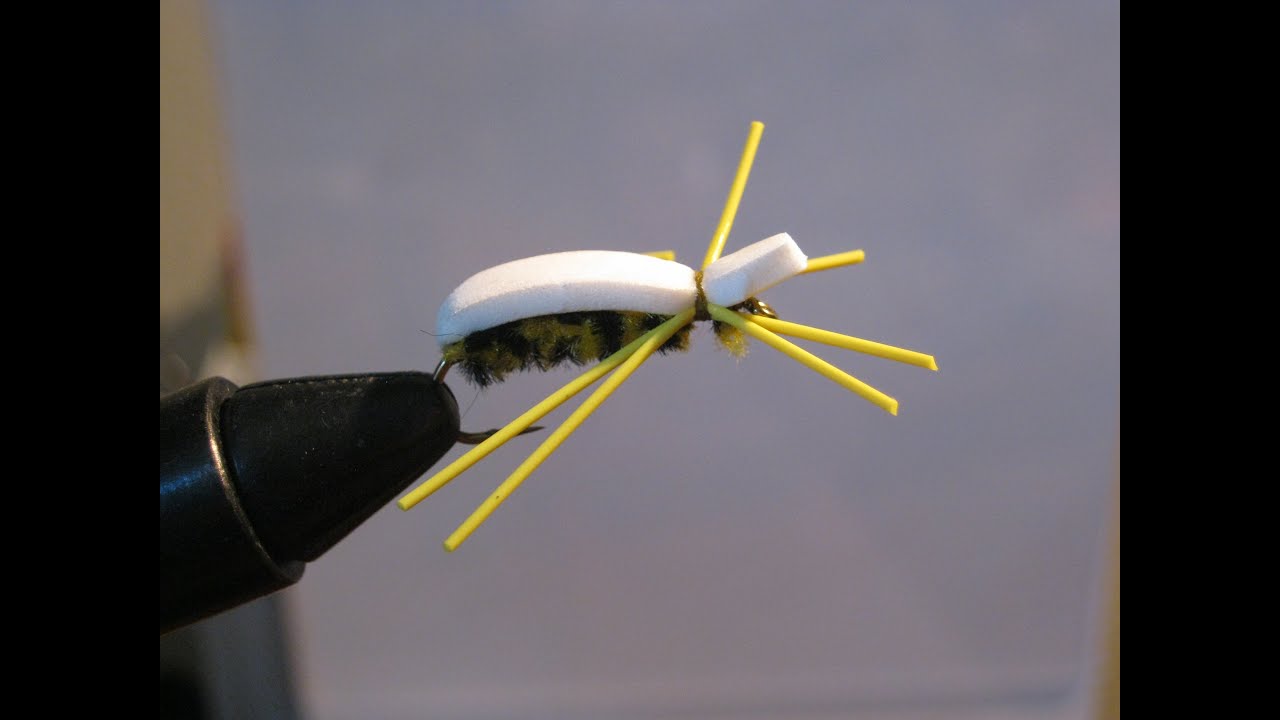 Fly Tying a Foam Spider
